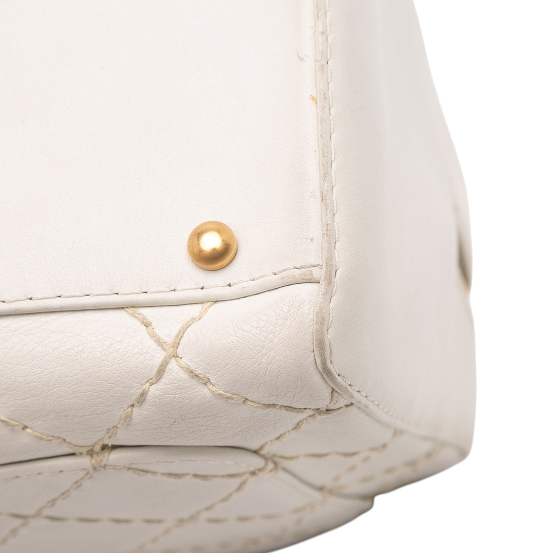 Chanel CC Cuir d’agneau Wild Stitch Sac à main