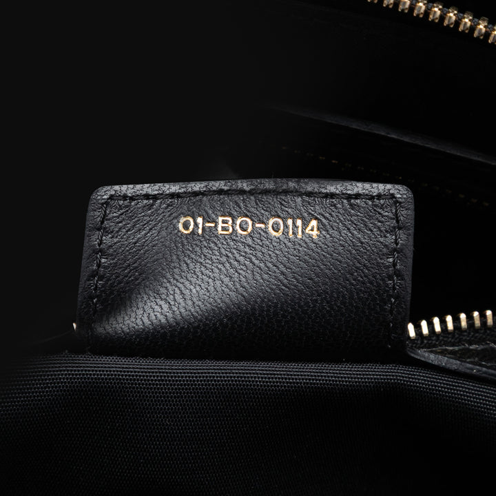 Dior Large Cuir d’agneau Cannage Soft Zipped Lady Dior Shopping Cabas