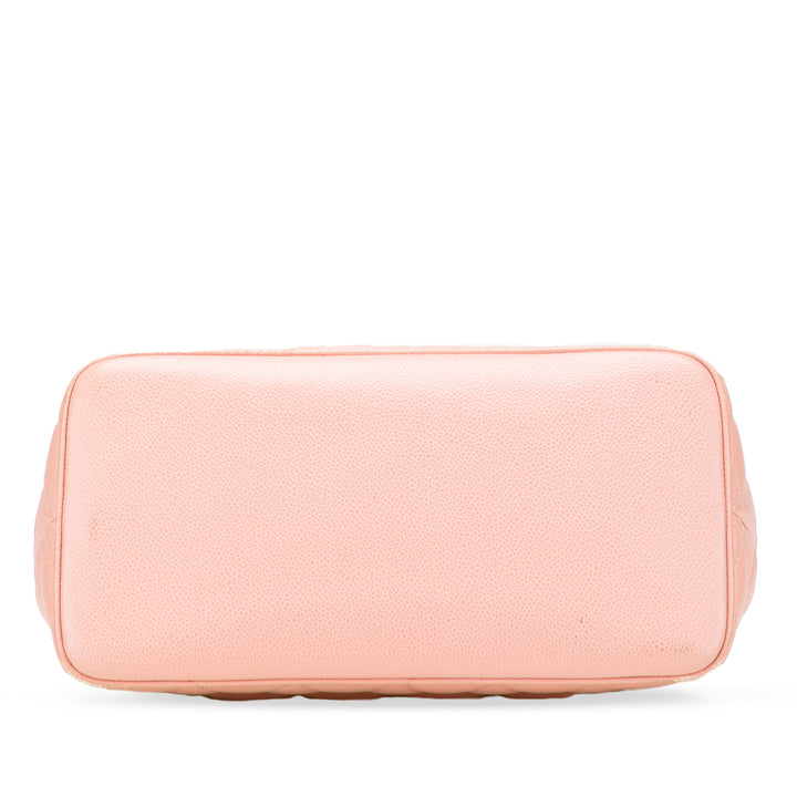 Caviar Medallion Tote Pink - Gaby Paris
