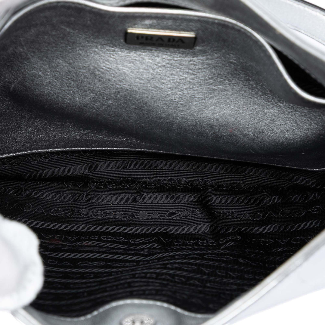 Prada Spazzolato Cuir Cleo Sac bandoulière