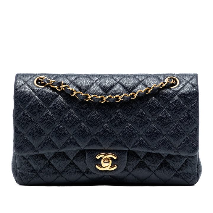 Chanel Medium Classic Caviar Double rabat