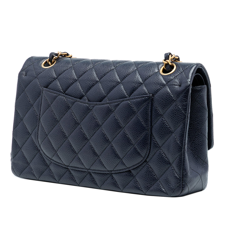 Chanel Medium Classic Caviar Double rabat