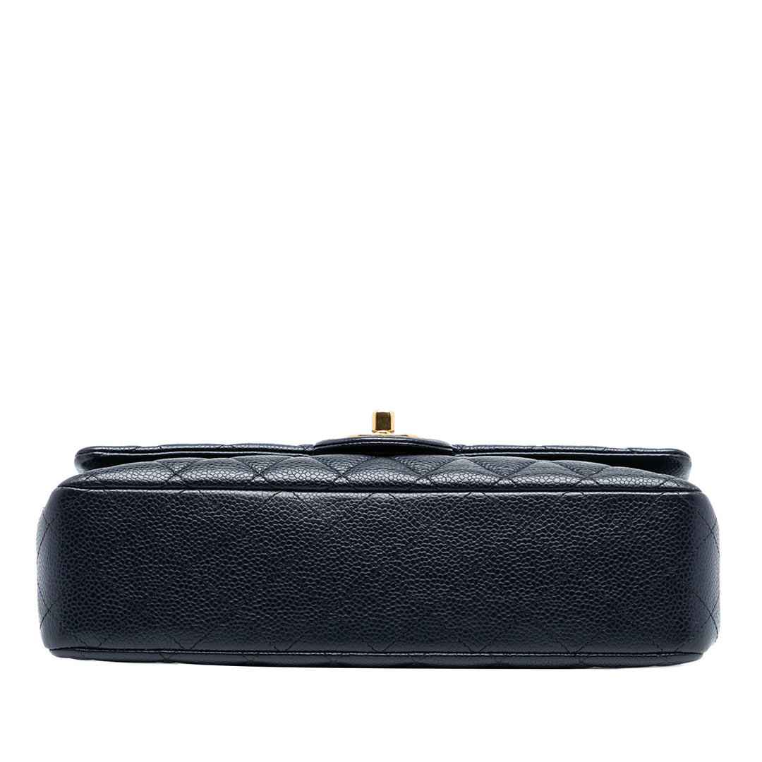 Chanel Medium Classic Caviar Double rabat