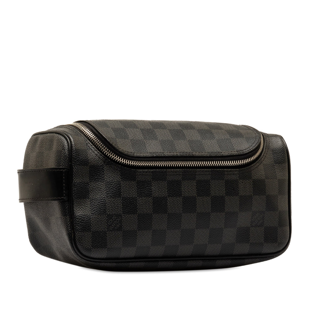 Damier Graphite Toiletry Pouch Black - Gaby Paris