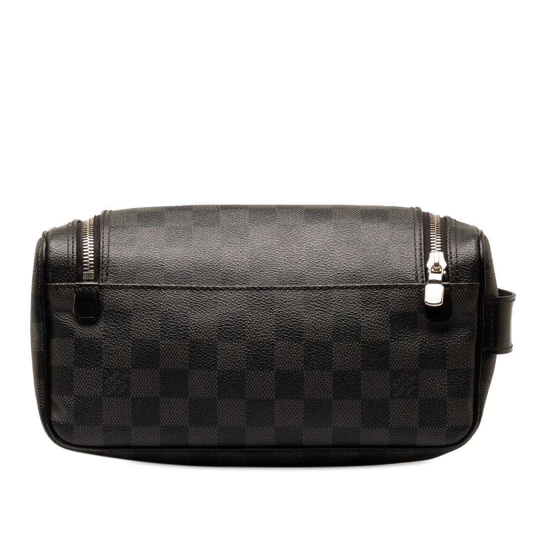 Damier Graphite Toiletry Pouch Black - Gaby Paris