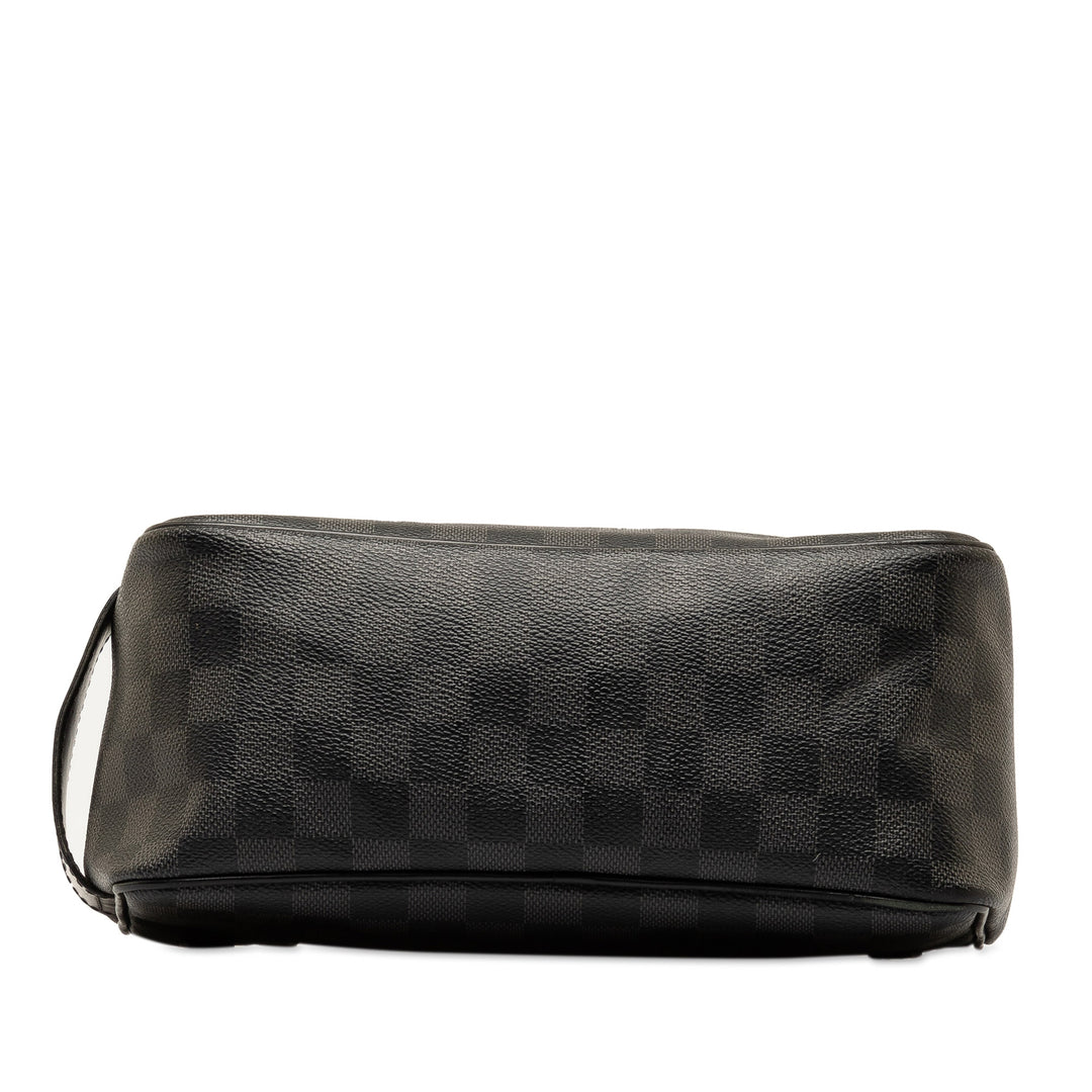 Damier Graphite Toiletry Pouch Black - Gaby Paris