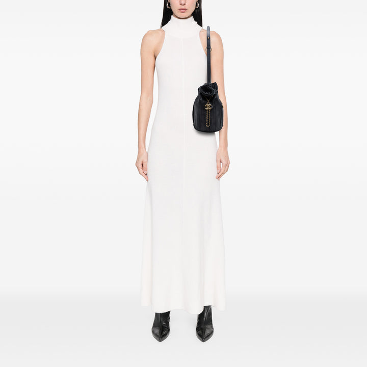 Chanel Coco Pleats Sac à dos à cordon Petit Cuir de veau Noir – vue 6 – GABY PARIS