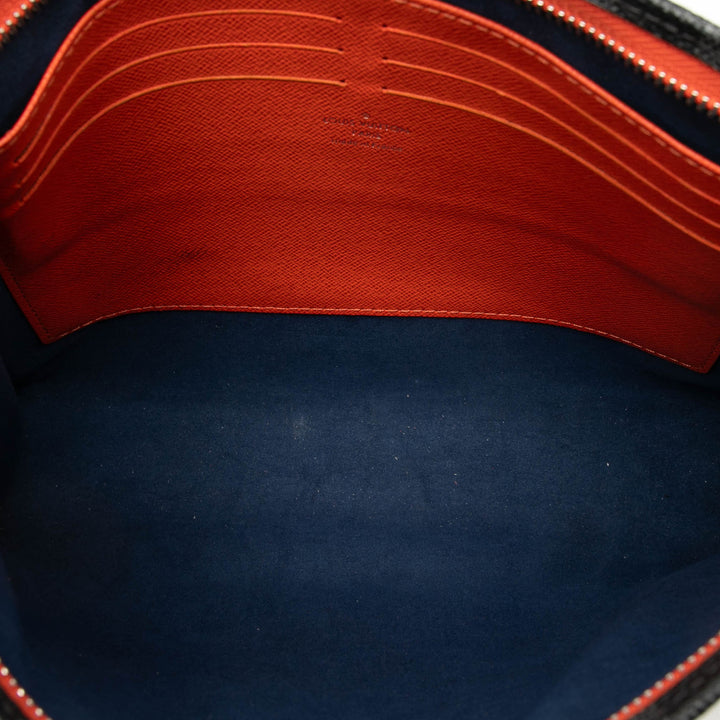 Pochette Voyage MM Épi Bleu