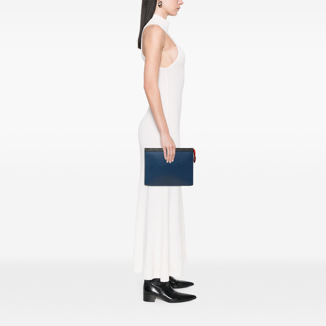 Pochette Voyage MM Épi Bleu