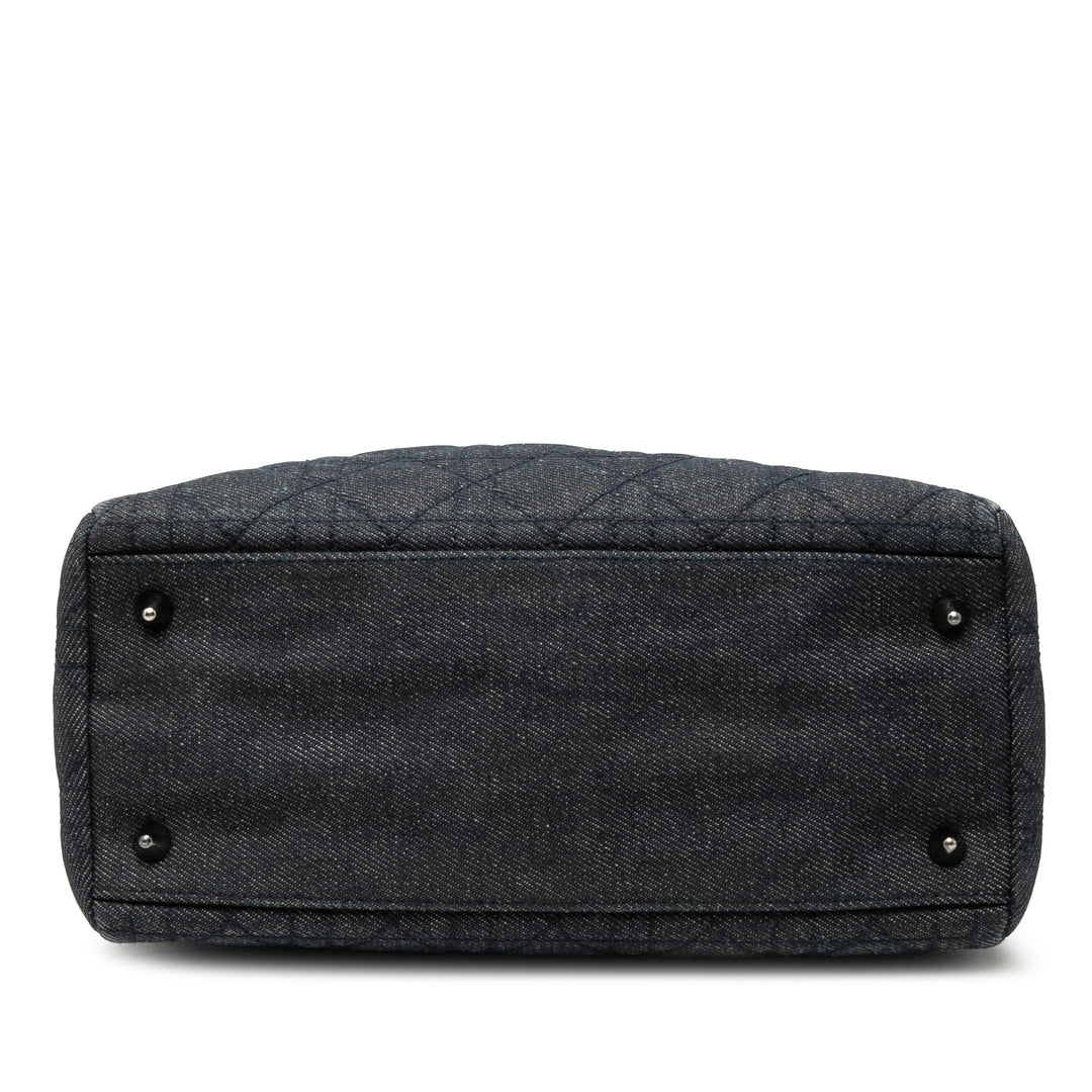 Dior Medium Jean Cannage Lady Dior