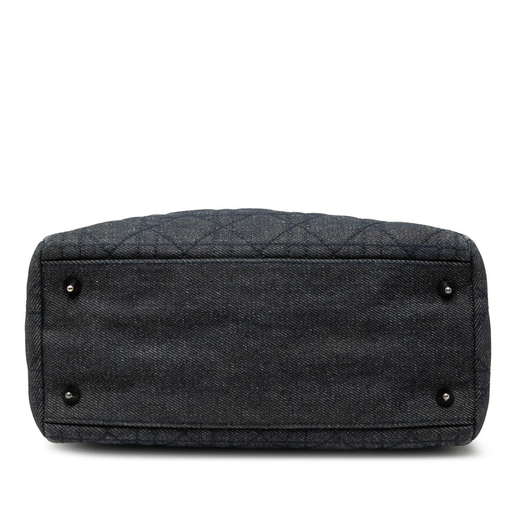 Dior Medium Jean Cannage Lady Dior