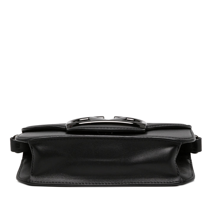 Valentino VLogo Loco Sac Petit Cuir de veau Noir – vue 3 – GABY PARIS