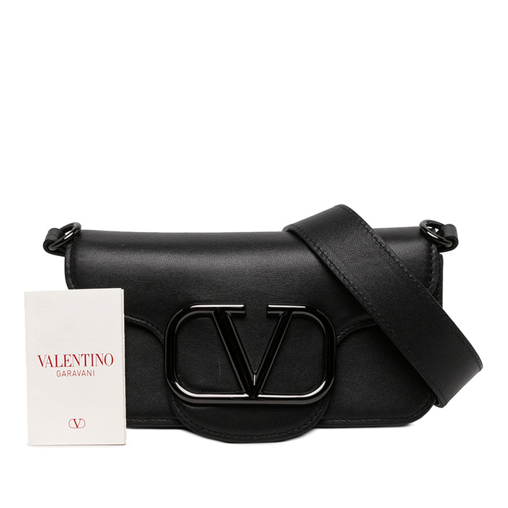 Valentino VLogo Loco Sac Petit Cuir de veau Noir – vue 7 – GABY PARIS