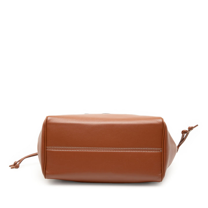 Celine Small Cuir de veau Cuir Triomphe Cabas Drawstring Sac