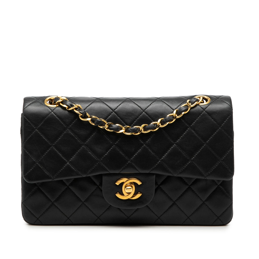 Chanel Small Classic Cuir d’agneau Double rabat