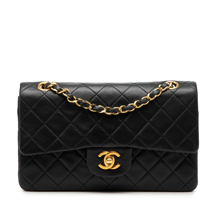 Chanel Small Classic Cuir d’agneau Double rabat