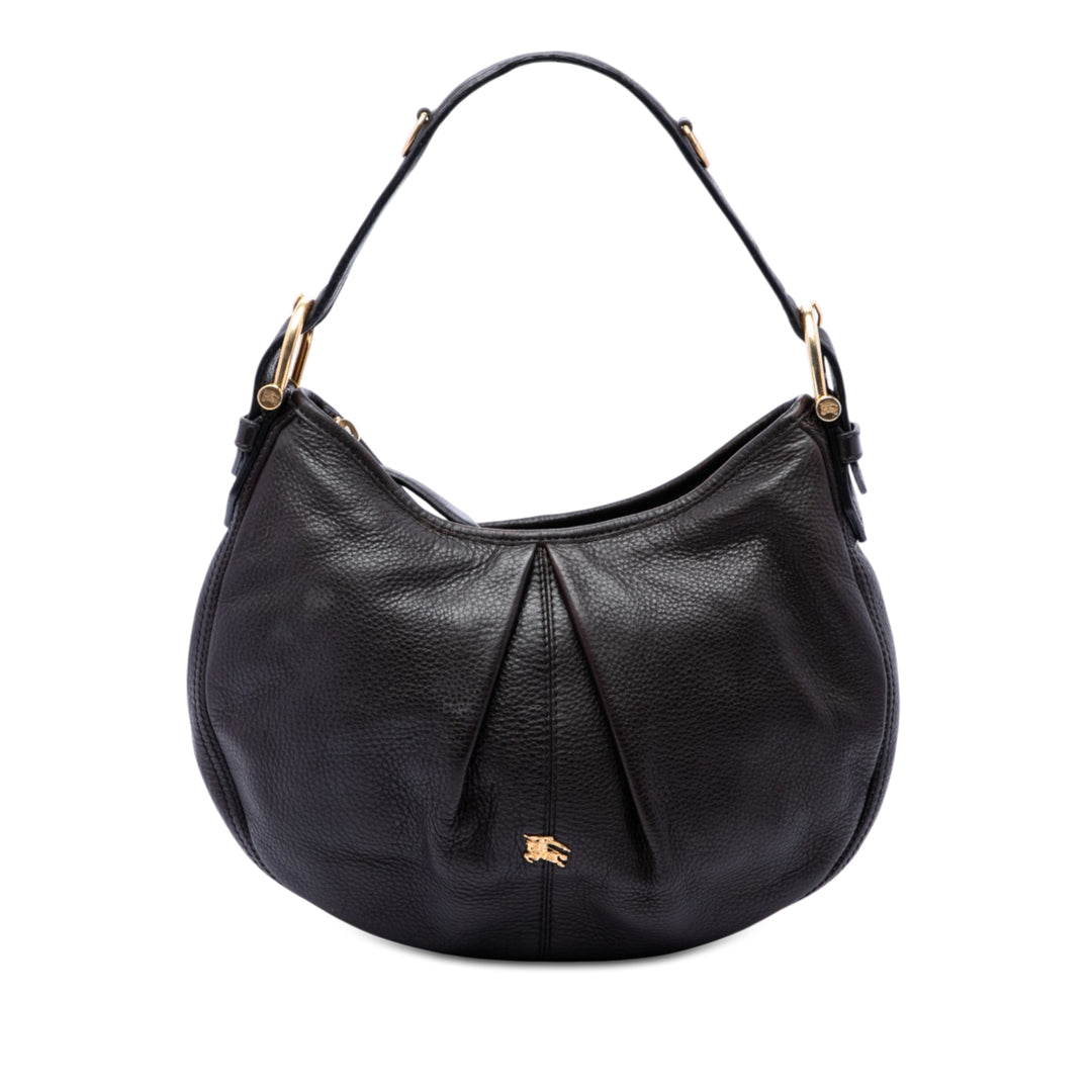 Burberry Small Cuir Malika Hobo