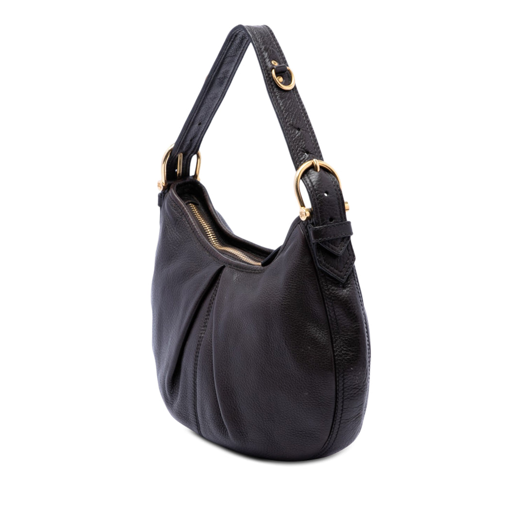 Burberry Small Cuir Malika Hobo