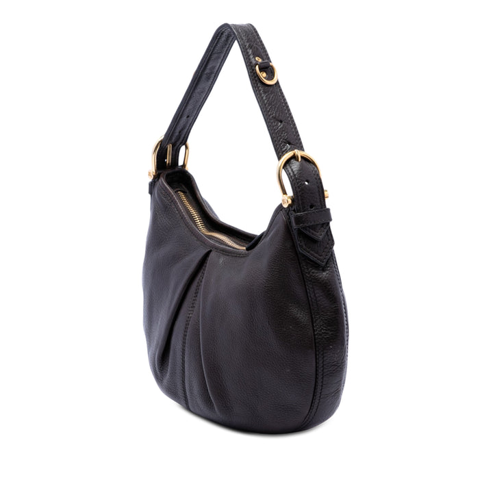 Burberry Small Cuir Malika Hobo