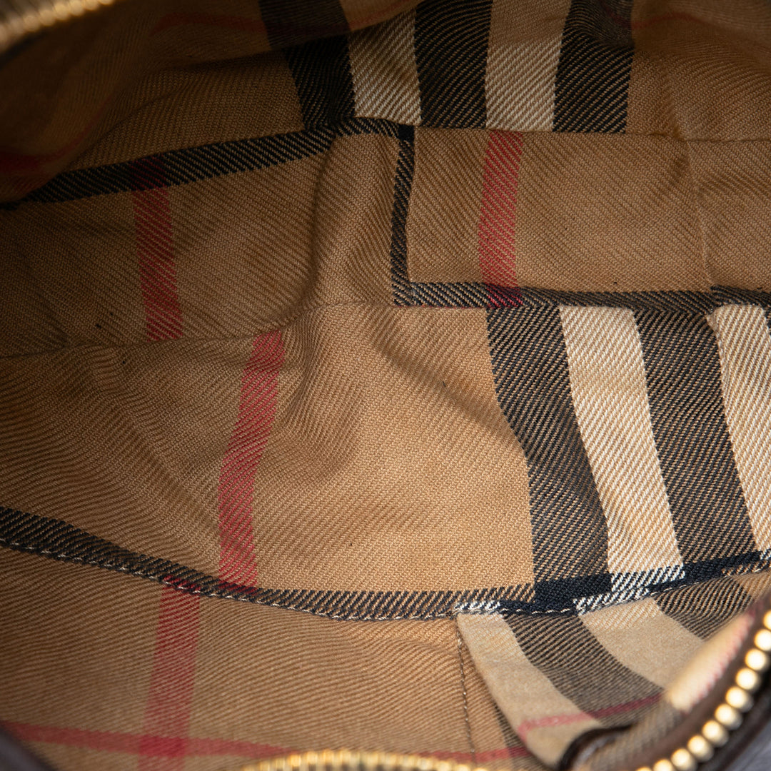 Burberry Small Cuir Malika Hobo