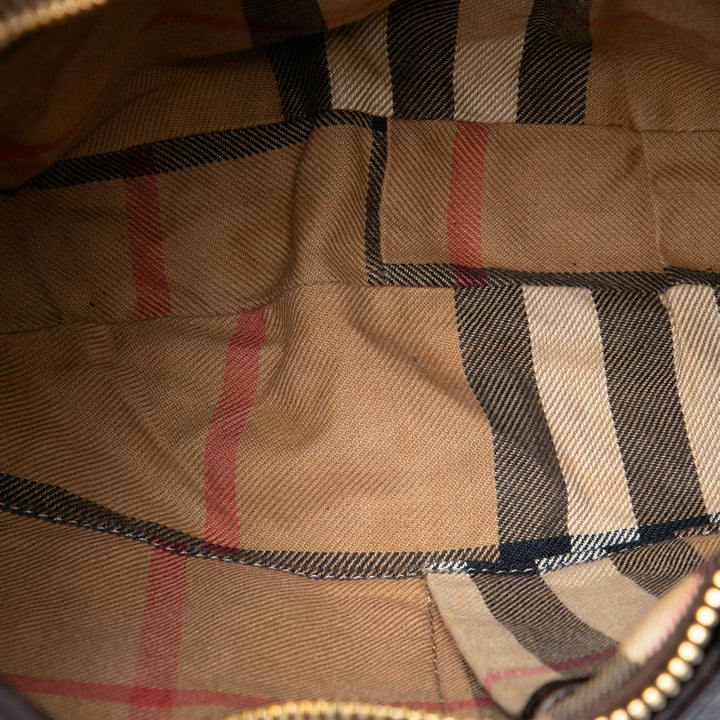 Burberry Small Cuir Malika Hobo