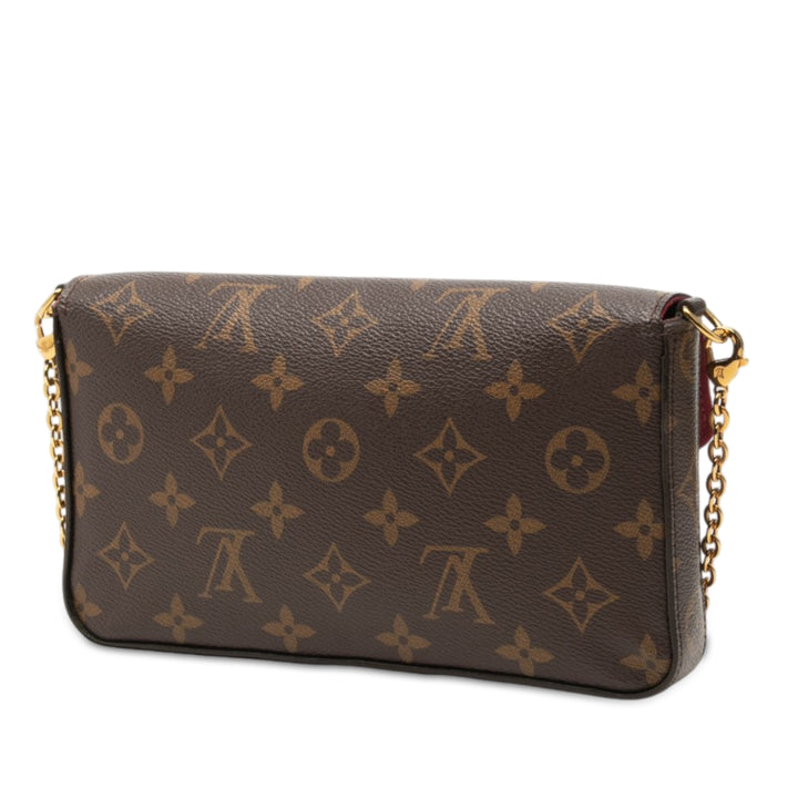 Pochette Felicie Monogram Marron