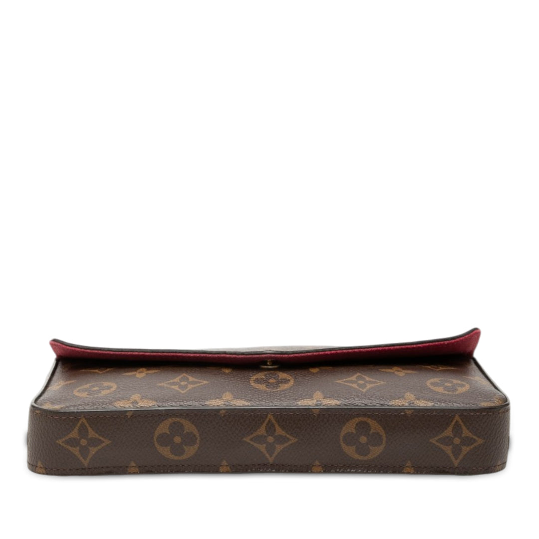 Pochette Felicie Monogram Marron
