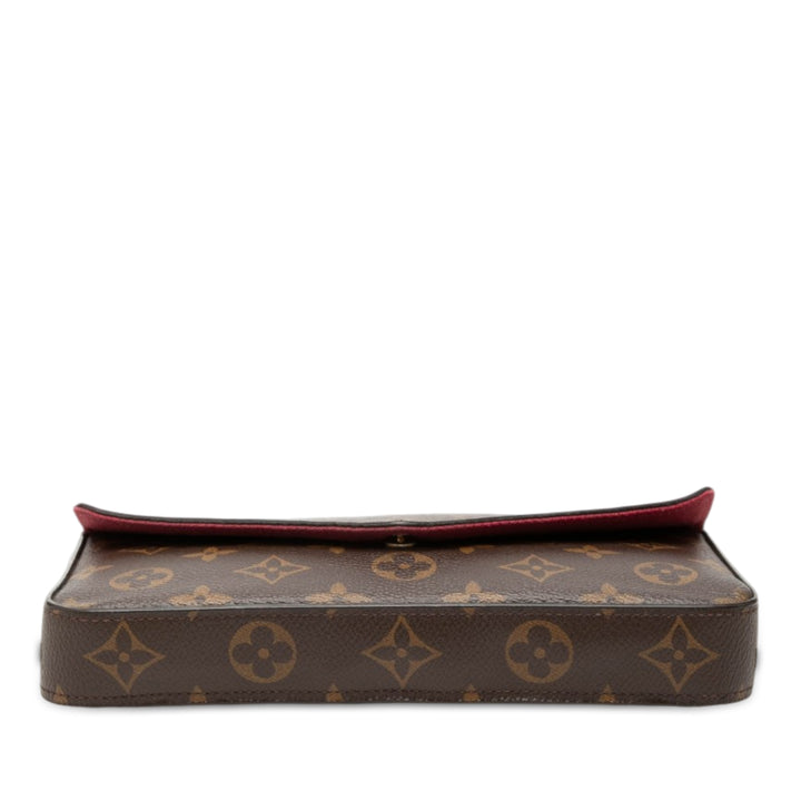 Pochette Felicie Monogram Marron
