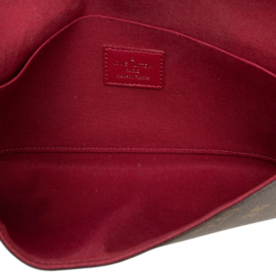 Pochette Felicie Monogram Marron