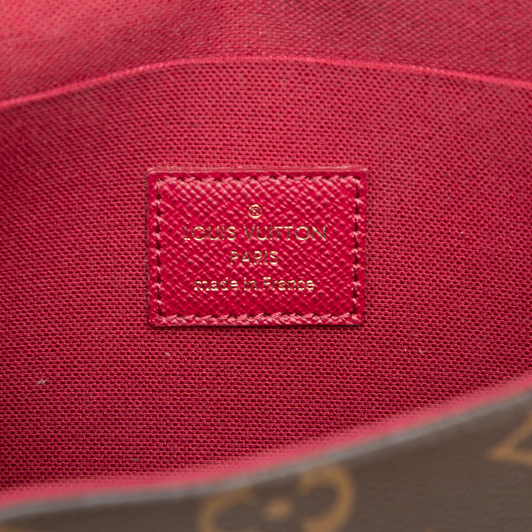 Pochette Felicie Monogram Marron