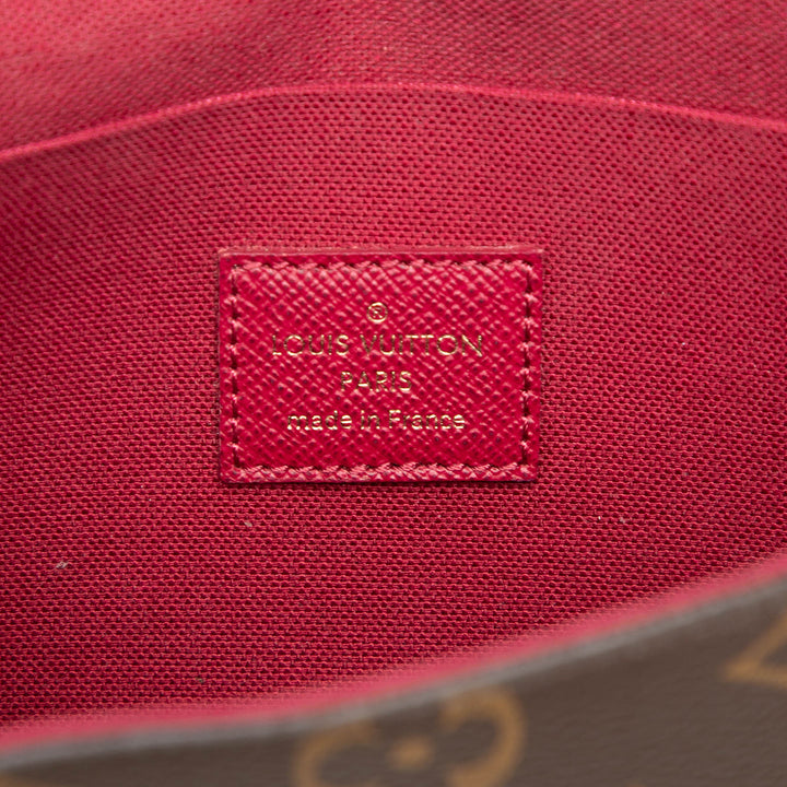 Pochette Felicie Monogram Marron