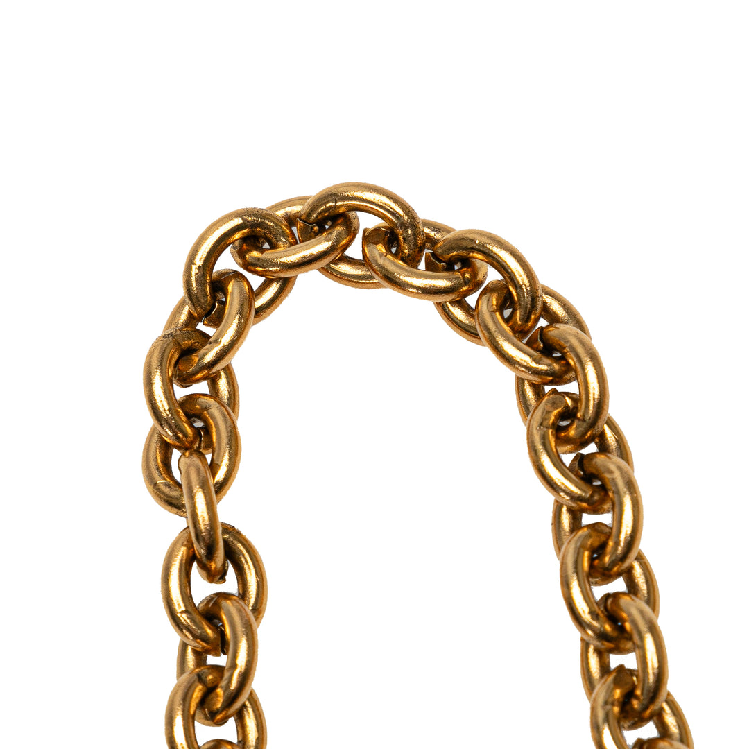 Gold Plated CC Chain-Link Belt Gold - Gaby Paris