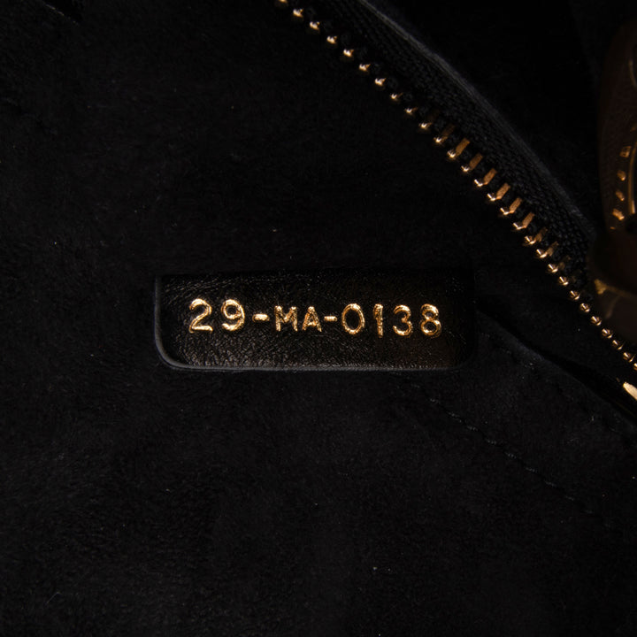 Small Crinkled Patent Cannage My ABCDior Lady Dior Black - Gaby Paris