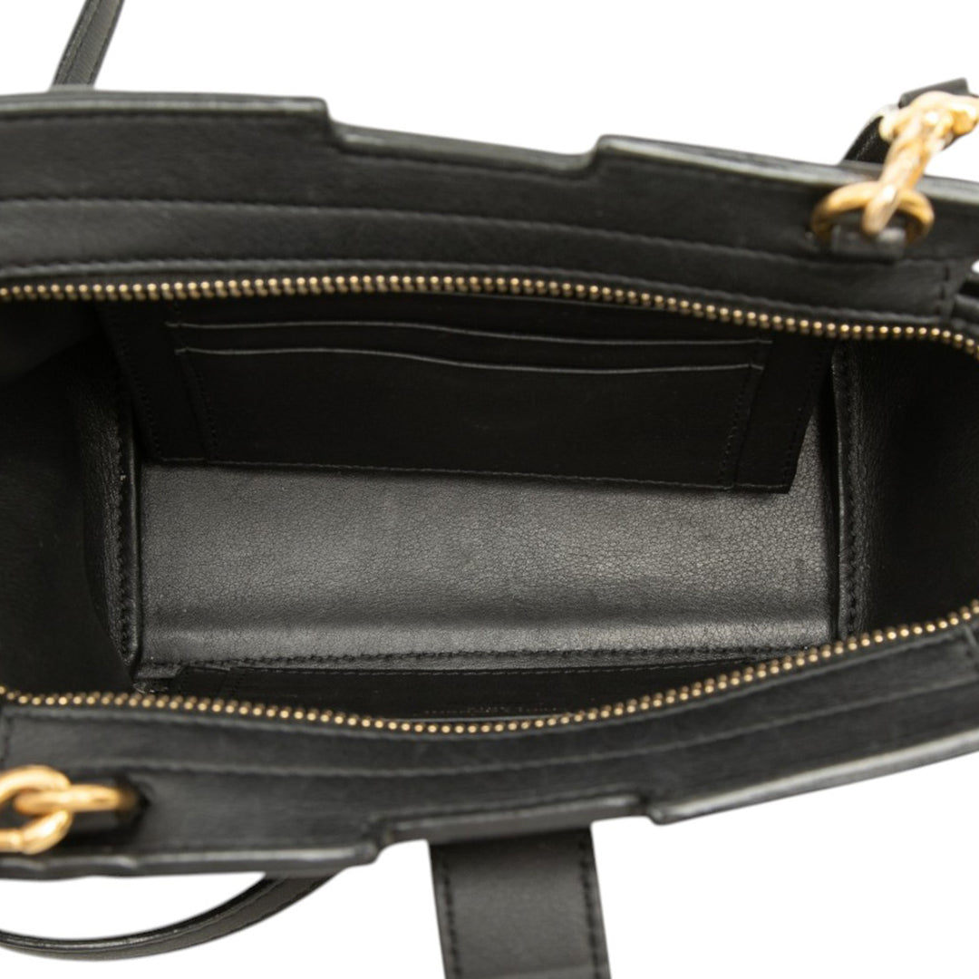 Saint Laurent Cabas Toy Noir – vue 4 – GABY PARIS