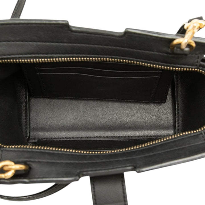 Saint Laurent Cabas Toy Noir – vue 4 – GABY PARIS