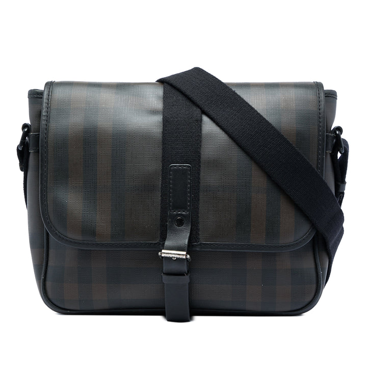 Burberry Smoke Check Sac Toile enduite