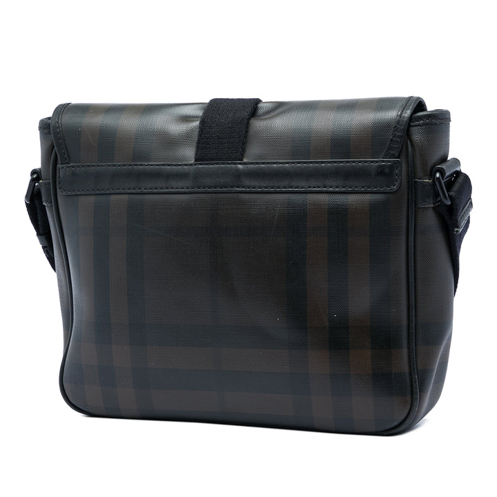 Burberry Smoke Check Sac Toile enduite