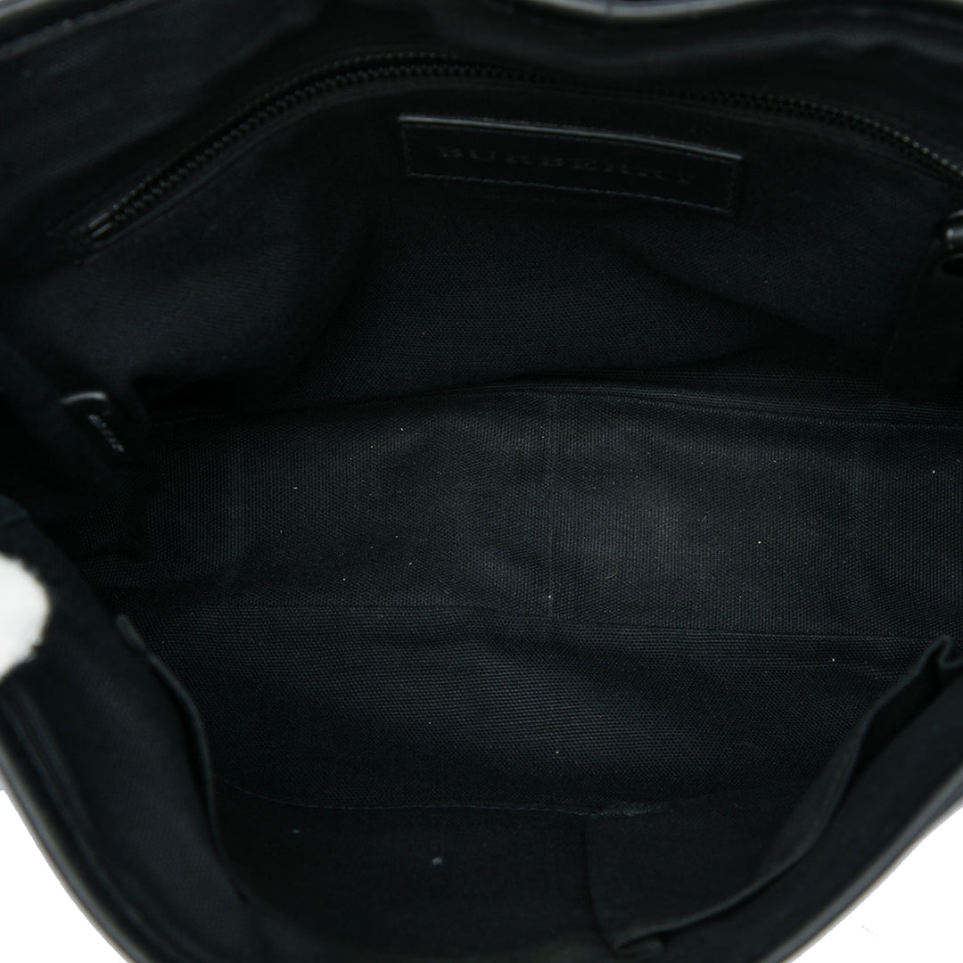 Burberry Smoke Check Sac Toile enduite