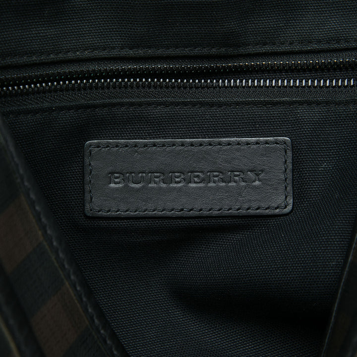 Burberry Smoke Check Sac Toile enduite
