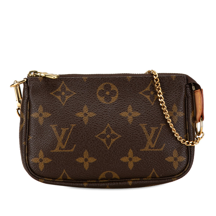 Monogram Mini Pochette Accessoires Brown - Gaby Paris