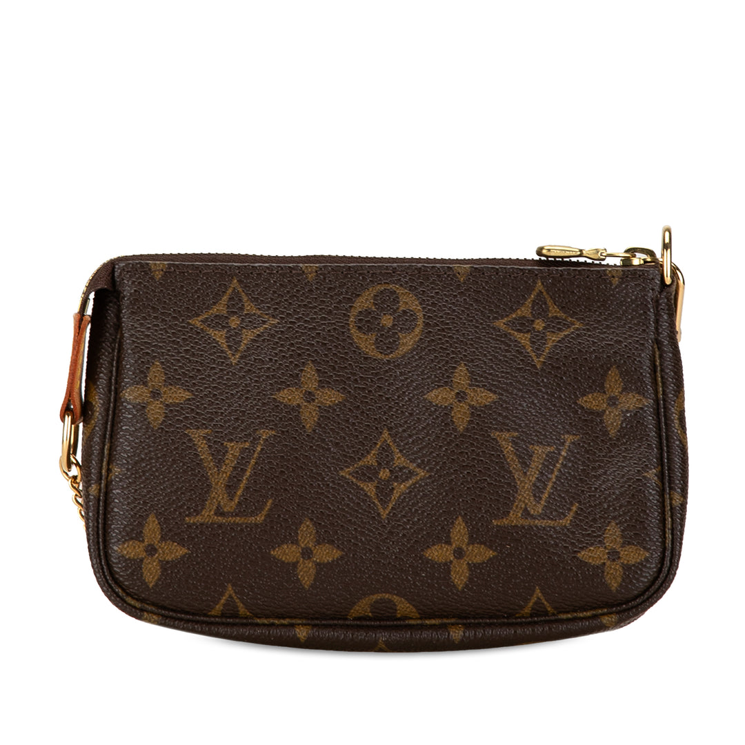 Monogram Mini Pochette Accessoires Brown - Gaby Paris