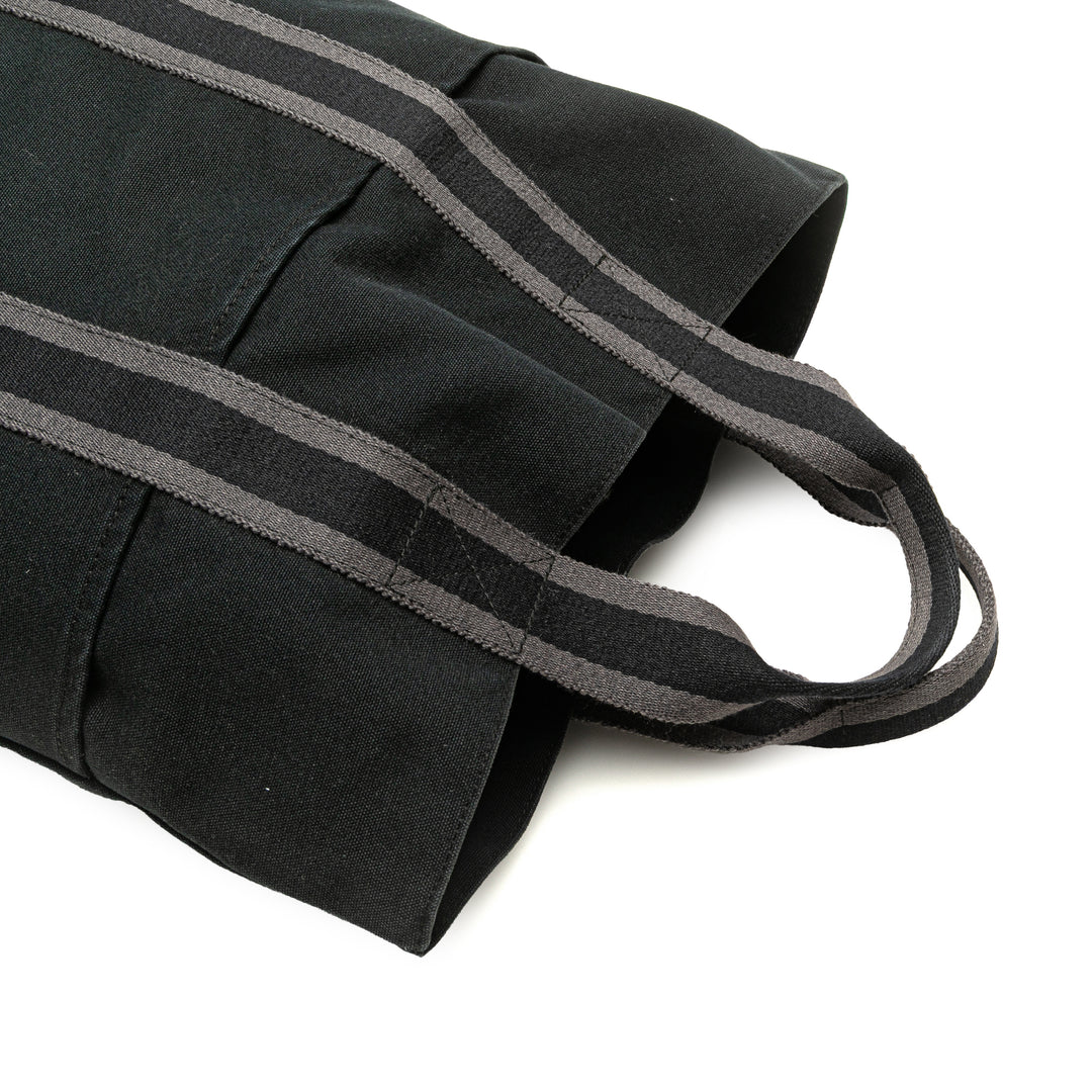 Hermès Toile Fourre Tout Cabas Noir – GABY PARIS Authentique