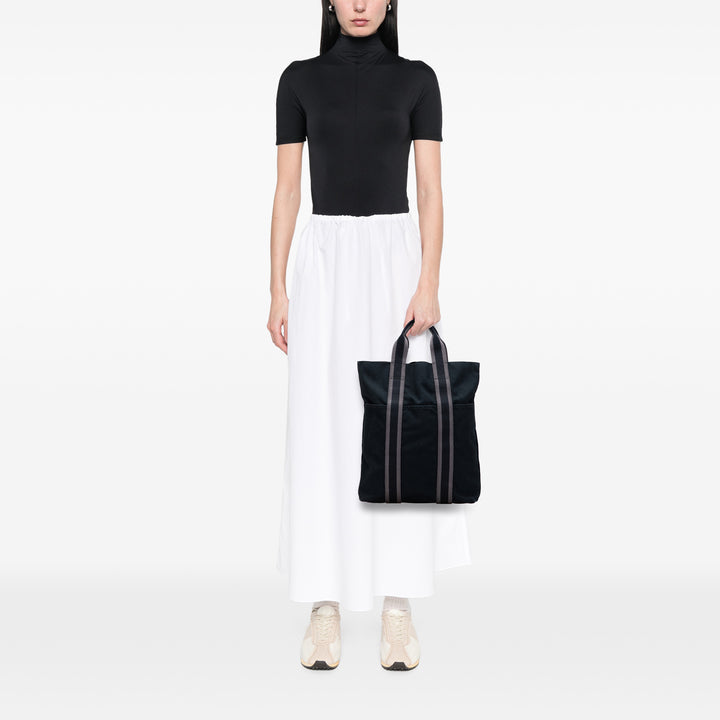 Hermès Toile Fourre Tout Cabas Noir – GABY PARIS Authentique