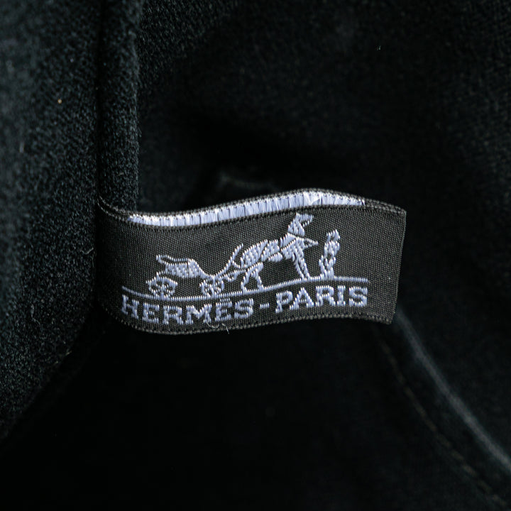 Hermès Toile Fourre Tout Cabas Noir – GABY PARIS Authentique
