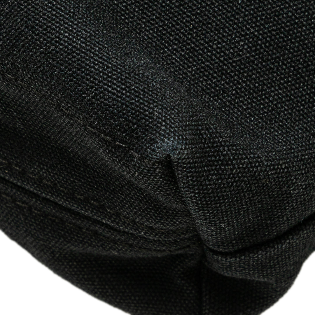 Hermès Toile Fourre Tout Cabas Noir – GABY PARIS Authentique