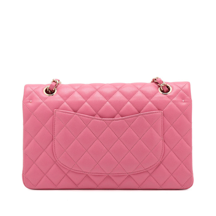 Chanel Medium Classic Caviar Double rabat Rose
