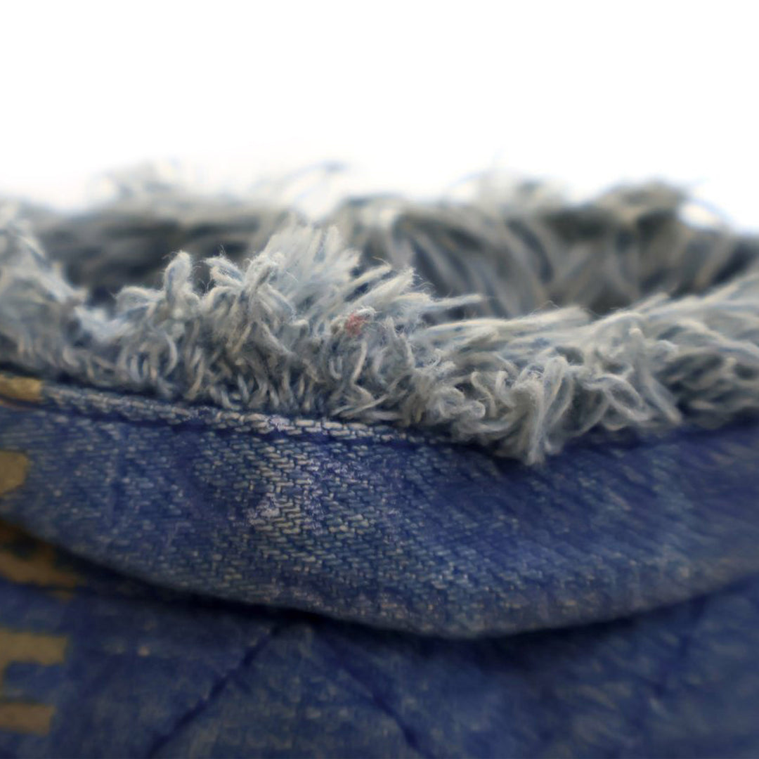 Mini Denim Mood Bucket with Chain Blue - Gaby Paris