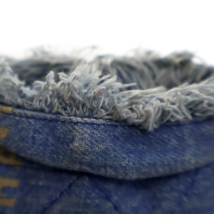 Mini Denim Mood Bucket with Chain Blue - Gaby Paris