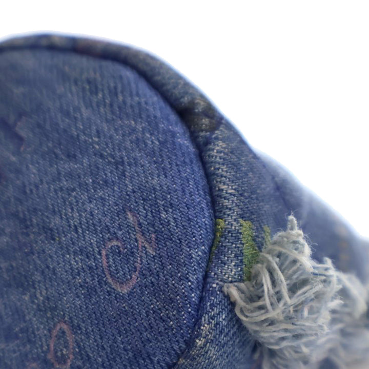 Mini Denim Mood Bucket with Chain Blue - Gaby Paris