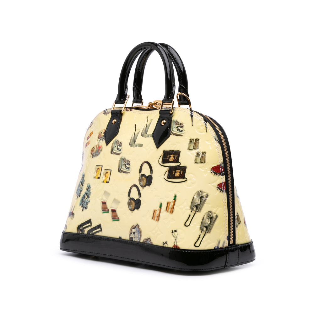 Monogram Vernis Stickers Alma PM Brown - Gaby Paris